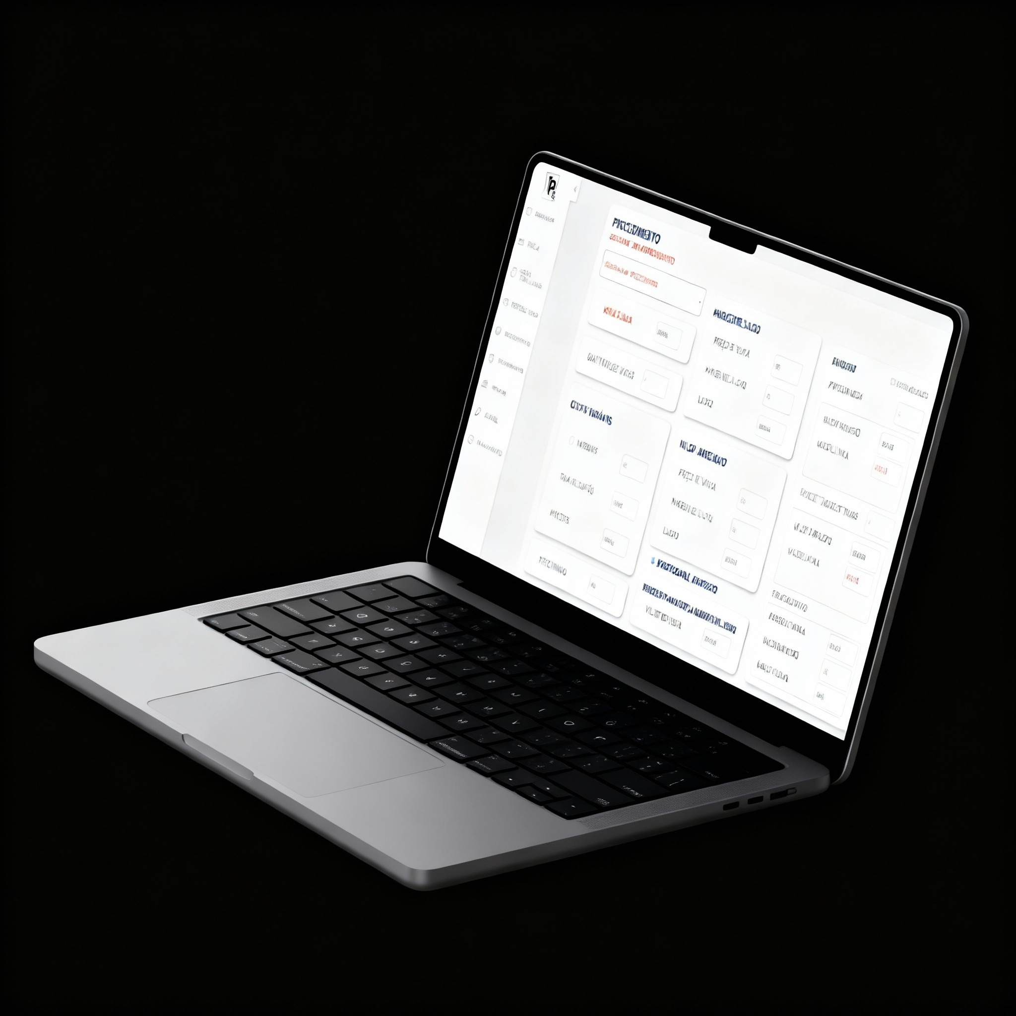 Simulador da Reforma Tributária em um notebook
